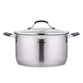 кастрюля с крышкой 6л 24*13,5cм esprado avila es нерж.сталь avil24be101