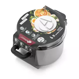 кастрюля с крышкой 6л gusto apollo gst-60