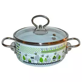 Кастрюля сфер. 2,0л GREEN LIFE белоснежная 1SC165S