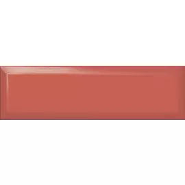 Керамическая плитка 8,5х28,5 Аккорд коралловый грань
