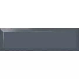 Керамическая плитка 8,5х28,5 Аккорд синий грань