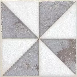 Керамическая вставка 9,9х9,9 Амальфи орнамент коричневый 7