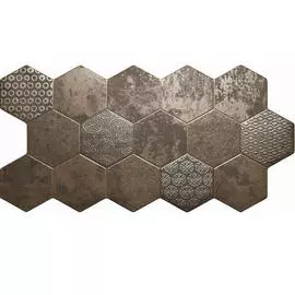 керамогранит hive bronce коричневый 45,5x90 53567