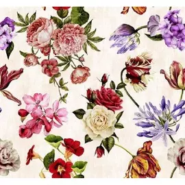 Клеенка 140см Wondertex 5026/02 Bottigelli хоровод цветов 7681