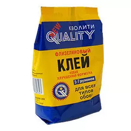 Клей для обоев QUALITY флизелиновый 200гр