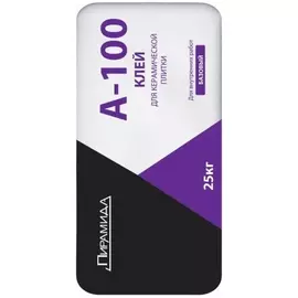 клей для плитки базовый пирамида а100, 25 кг