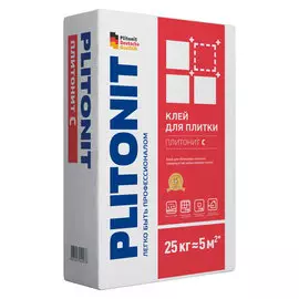 Клей для плитки Плитонит С 25кг