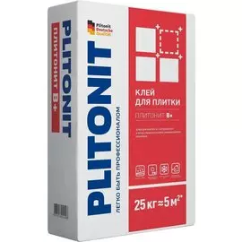 Клей для плитки Плитонит В+ 25кг