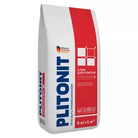 Клей для плитки Плитонит В 5кг