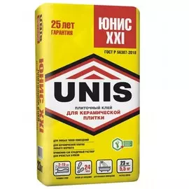 клей для плитки unis ххi, 23 кг