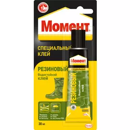 клей henkel момент резиновый 30мл /блистер/ 232661