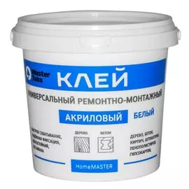клей masterteks акриловый ремонтно-монтажный 1,7кг белый
