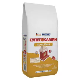 Клей ПЛИТОНИТ термостойкий СуперКамин 5кг