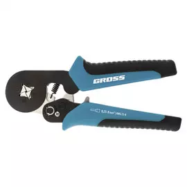 клещи (пресс-клещи) для обжима наконечников электропроводов с сечением 0,25-8 мм2 gross 17724