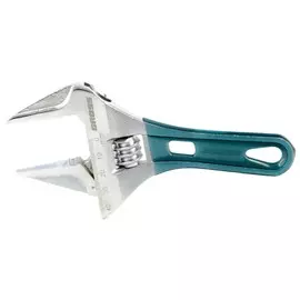 ключ разводной 160мм (max43мм) с металлической рукояткой, gross 15566