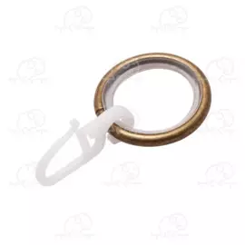 кольцо d16 ас март бесшумное с крючком /10шт/ антик 4812634004493