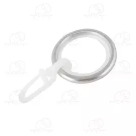 кольцо d16 ас март бесшумное с крючком /10шт/ сатин 4812634004509