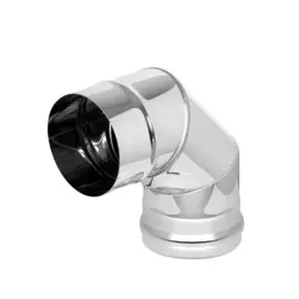 колено d.150 3 секции 90°нерж.b-0,5мм