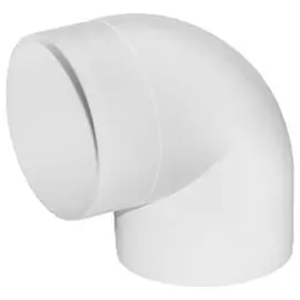 колено круглое 100мм пвх, 90град, 10ккп, эра