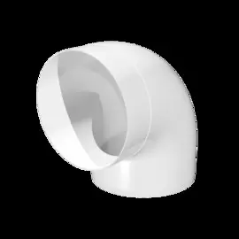колено круглое 150мм пвх, 90град, 15ккп, эра