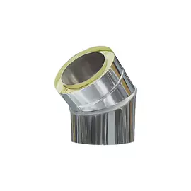 колено-сэндвич d200/280 45° нерж. b- 1мм/b- 0,5мм 38222