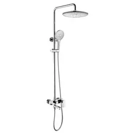 Колонна душевая RIFFLE со смесителем для ванны, поворотный излив хром- F6336370CP-A-RUS