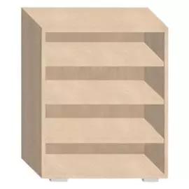 Комод 12 КОРПУС Калейдоскоп молодежная Дуб Отбеленный (0,782*0,373*0,887)