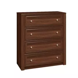 Комод 1 MONTPELLIER, спальня, Орех шоколадный (0,934*0,404*1,05)