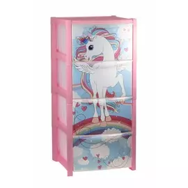 комод деко идея 4 секции единорог м2792