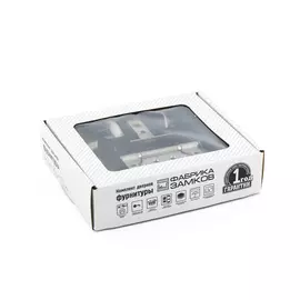 комплект для двери фабрика замков fz set 03-c 100 2h sn(матовый никель)
