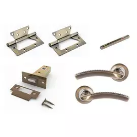 комплект для двери фабрика замков fz set 04-c 100 2h ab(античная бронза)