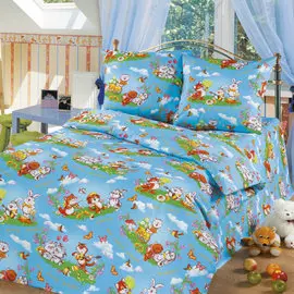 Комплект постельного белья 1,5 сп. Cleo /145*215*1 150*220*1 50*70*2/ 52/001-bd