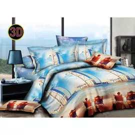 Комплект постельного белья 1,5 сп. СОФТ-САТИН М-9