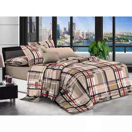 Комплект постельного белья 1,5сп Cleo PS 150*210*1 160*220*1 70*70*2 полисатин /4 пред./ 15/025-PS