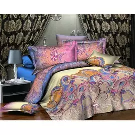Комплект постельного белья 1,5сп полисатин Роксана