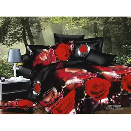 Комплект постельного белья 1,5сп Слим-сатин 330