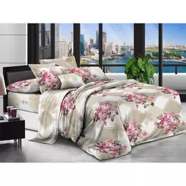 Комплект постельного белья 2сп Cleo PS 180*210*1 220*240*1 70*70*2 полисатин /4 пред./ 20/029-PS