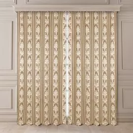 комплект штор пуатье 11239 2х2,7 2шт песочный