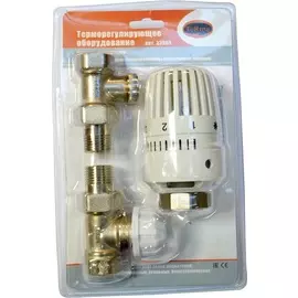 комплект термостатический для радиатора угловой 1/2"