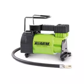 Компрессор автомобильный АЛЛИГАТОР, металлический, 12V, 120W, производ-сть 30 л./мин., переходники д