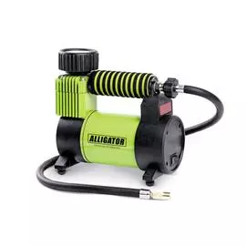 Компрессор автомобильный АЛЛИГАТОР, металлический, 12V, 120W, производ-сть 30 л./мин., спонж. рукоят