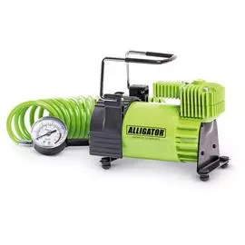 Компрессор автомобильный АЛЛИГАТОР, металлический, 12V, 180W, производ-сть 40 л./мин., шланг 4 м., п
