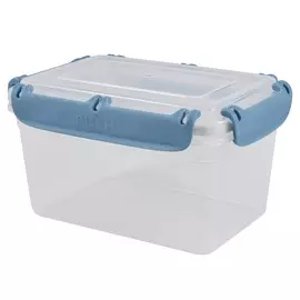 Контейнер 1,3л BERGEN Plast Team с защелками туманно-голубой PT1044ТГ-10