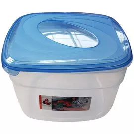 Контейнер 2600мл для СВЧ GALAXY квадратный, прозрачный ПЦ2220