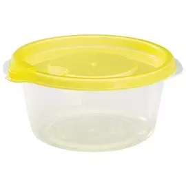 Контейнер 440мл круглый ФРЭШ с бок. клапаном 4311514