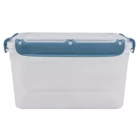 Контейнер 4,5л BERGEN Plast Team с защелками туманно-голубой PT1048ТГ-6