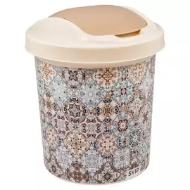 контейнер для мусора 12л svip круглый sv4118