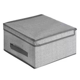 короб для хранения 30*30*16см мастер хаус складной с крышкой,ручкой и кармашком 60634
