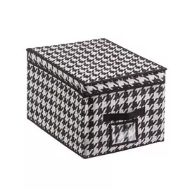 Короб для хранения 400*300*250 "Пепита" Handy Home черно-белый UC-50