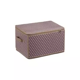 Короб складной на молнии "Полька" L